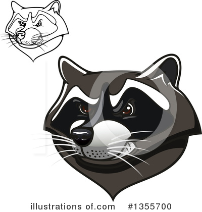 Royalty-Free (RF) Raccoon Clipart Illustration by Vector Tradition SM - Stock Sample #1355700