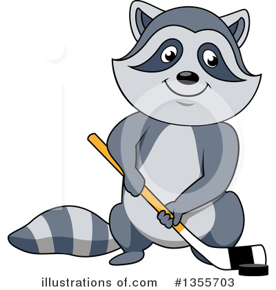 Royalty-Free (RF) Raccoon Clipart Illustration by Vector Tradition SM - Stock Sample #1355703