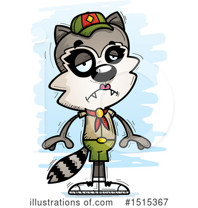 Raccoon Clipart #1515367 by Cory Thoman
