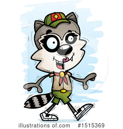 Raccoon Clipart #1515369 by Cory Thoman