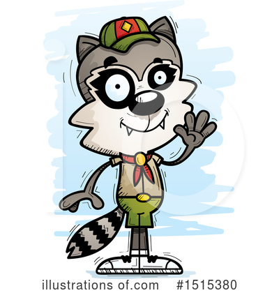 Raccoon Clipart #1515380 by Cory Thoman