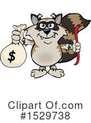 Raccoon Clipart #1529738 by Dennis Holmes Designs