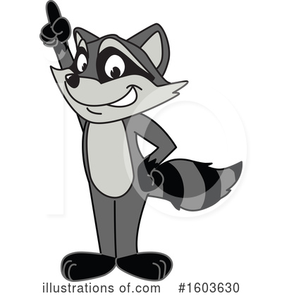 Royalty-Free (RF) Raccoon Clipart Illustration by Mascot Junction - Stock Sample #1603630