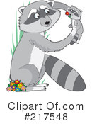 Raccoon Clipart #217548 by Maria Bell