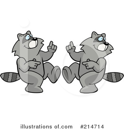 Royalty-Free (RF) Raccoons Clipart Illustration by Cory Thoman - Stock Sample #214714