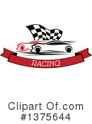 Race Car Clipart #1375644 by Vector Tradition SM