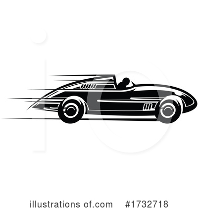 Royalty-Free (RF) Race Car Clipart Illustration by Vector Tradition SM - Stock Sample #1732718