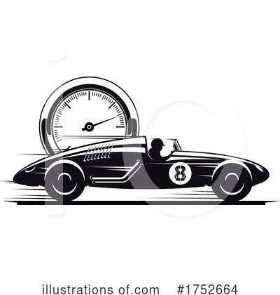 Royalty-Free (RF) Race Car Clipart Illustration by Vector Tradition SM - Stock Sample #1752664