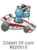 Race Car Clipart #220010 by Leo Blanchette