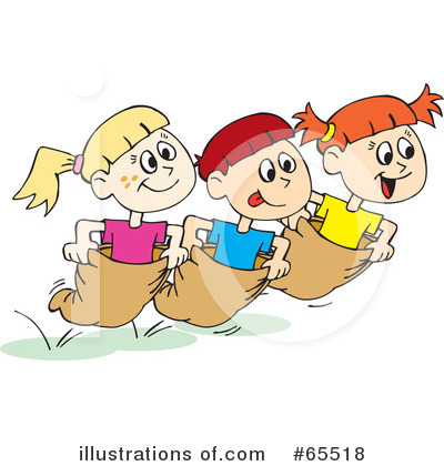 Relay Race Clipart #65518 by Dennis Holmes Designs