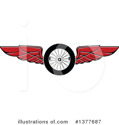 Tire Clipart #1377687 by Vector Tradition SM