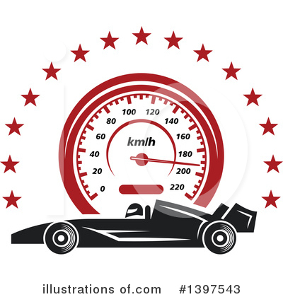 Royalty-Free (RF) Racing Clipart Illustration by Vector Tradition SM - Stock Sample #1397543