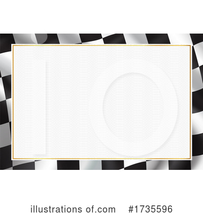 Checkered Flag Clipart #1735596 by Vector Tradition SM