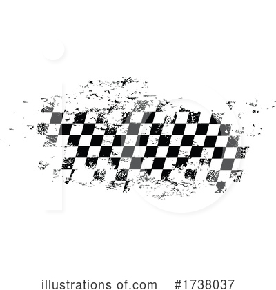 Checkered Flag Clipart #1738037 by Vector Tradition SM
