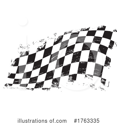 Checkered Flag Clipart #1763335 by Vector Tradition SM