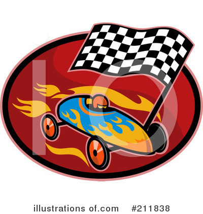 Royalty-Free (RF) Racing Clipart Illustration by patrimonio - Stock Sample #211838