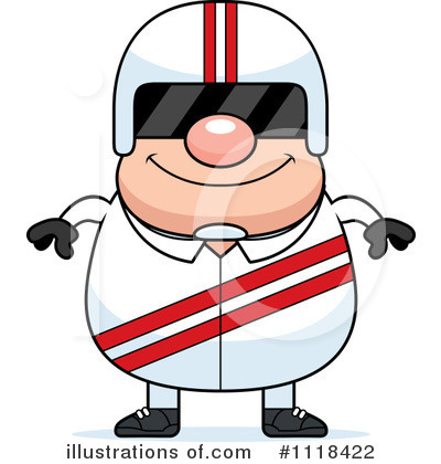Royalty-Free (RF) Racing Driver Clipart Illustration by Cory Thoman - Stock Sample #1118422