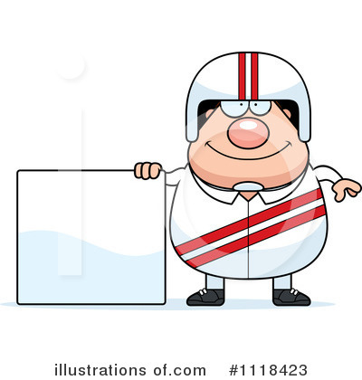 Royalty-Free (RF) Racing Driver Clipart Illustration by Cory Thoman - Stock Sample #1118423