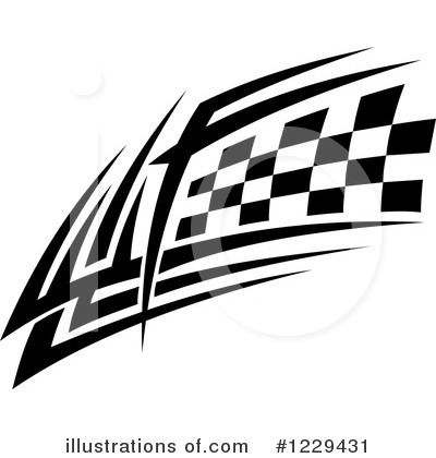Royalty-Free (RF) Racing Flag Clipart Illustration by Vector Tradition SM - Stock Sample #1229431