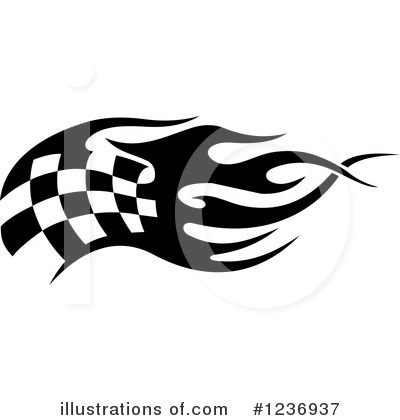 Royalty-Free (RF) Racing Flag Clipart Illustration by Vector Tradition SM - Stock Sample #1236937