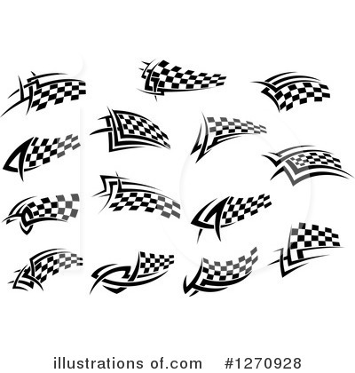 Royalty-Free (RF) Racing Flag Clipart Illustration by Vector Tradition SM - Stock Sample #1270928