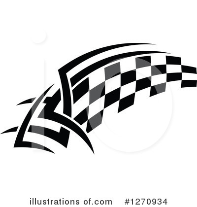 Royalty-Free (RF) Racing Flag Clipart Illustration by Vector Tradition SM - Stock Sample #1270934
