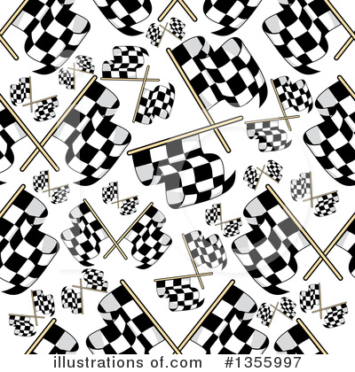 Royalty-Free (RF) Racing Flags Clipart Illustration by Vector Tradition SM - Stock Sample #1355997