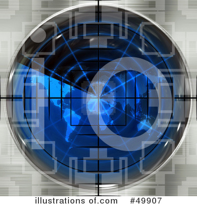 Royalty-Free (RF) Radar Clipart Illustration by Arena Creative - Stock Sample #49907