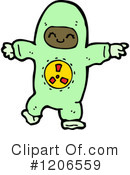 Radiation Suit Clipart #1206559 by lineartestpilot