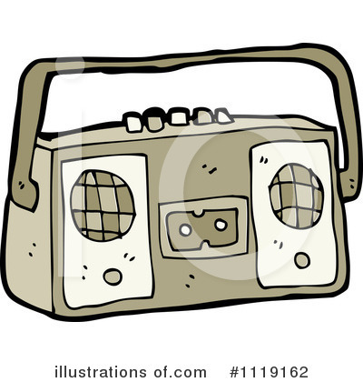 Royalty-Free (RF) Radio Clipart Illustration by lineartestpilot - Stock Sample #1119162