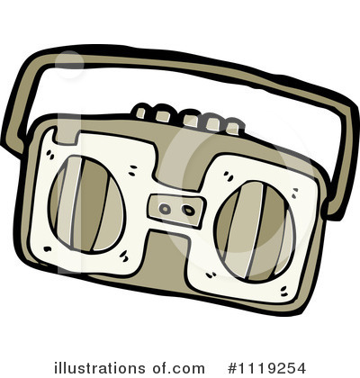 Boom Box Clipart #1119254 by lineartestpilot