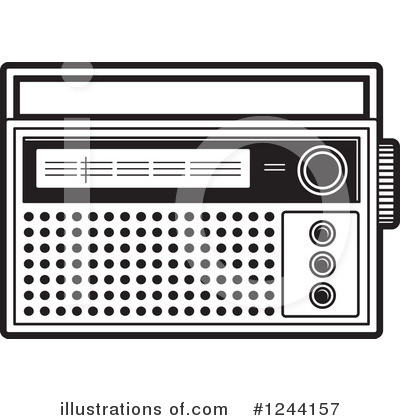 Royalty-Free (RF) Radio Clipart Illustration by Lal Perera - Stock Sample #1244157