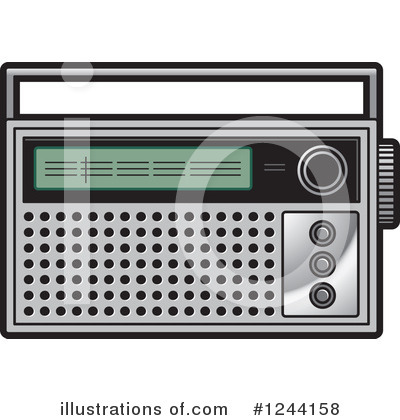 Royalty-Free (RF) Radio Clipart Illustration by Lal Perera - Stock Sample #1244158