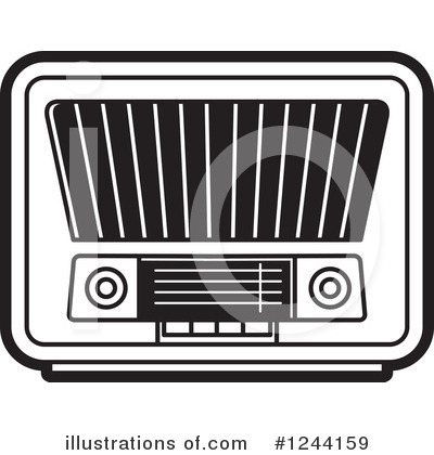 Royalty-Free (RF) Radio Clipart Illustration by Lal Perera - Stock Sample #1244159