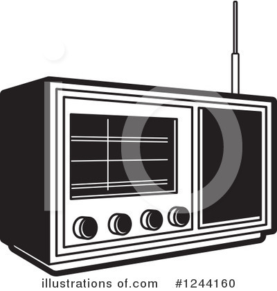 Royalty-Free (RF) Radio Clipart Illustration by Lal Perera - Stock Sample #1244160