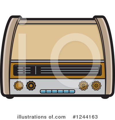Royalty-Free (RF) Radio Clipart Illustration by Lal Perera - Stock Sample #1244163