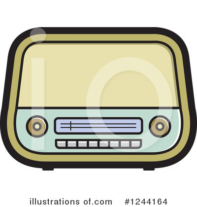 Royalty-Free (RF) Radio Clipart Illustration by Lal Perera - Stock Sample #1244164