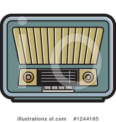 Royalty-Free (RF) Radio Clipart Illustration by Lal Perera - Stock Sample #1244165