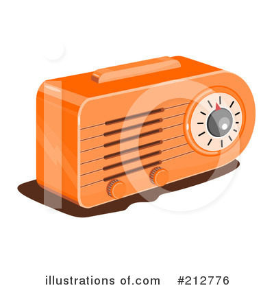 Royalty-Free (RF) Radio Clipart Illustration by patrimonio - Stock Sample #212776