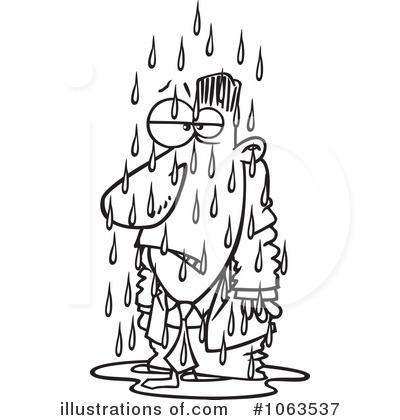 Royalty-Free (RF) Rain Clipart Illustration by toonaday - Stock Sample #1063537