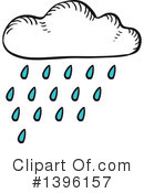 Rain Clipart #1396157 by Vector Tradition SM