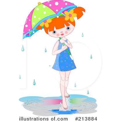 Royalty-Free (RF) Rain Clipart Illustration by Pushkin - Stock Sample #213884