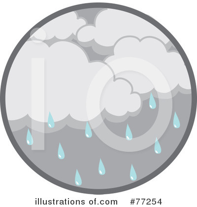 Royalty-Free (RF) Rain Clipart Illustration by Rosie Piter - Stock Sample #77254