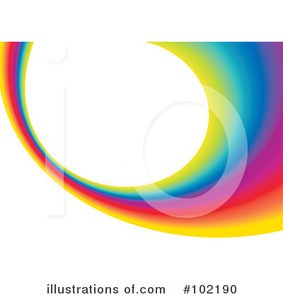 Rainbow Background Clipart #102190 by MilsiArt