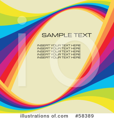Royalty-Free (RF) Rainbow Background Clipart Illustration by MilsiArt - Stock Sample #58389