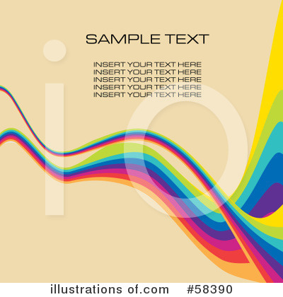 Royalty-Free (RF) Rainbow Background Clipart Illustration by MilsiArt - Stock Sample #58390