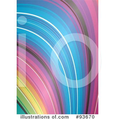 Royalty-Free (RF) Rainbow Background Clipart Illustration by michaeltravers - Stock Sample #93670