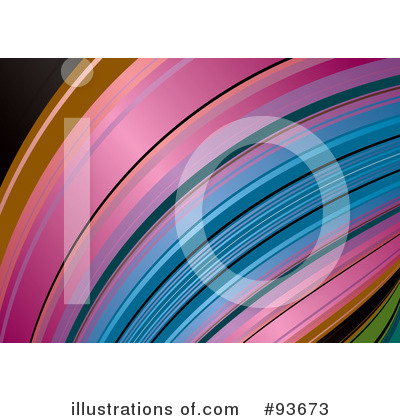 Royalty-Free (RF) Rainbow Background Clipart Illustration by michaeltravers - Stock Sample #93673