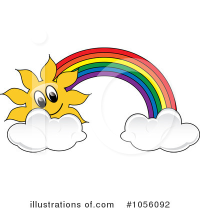 Royalty-Free (RF) Rainbow Clipart Illustration by Pams Clipart - Stock Sample #1056092