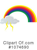 Rainbow Clipart #1074690 by Pams Clipart